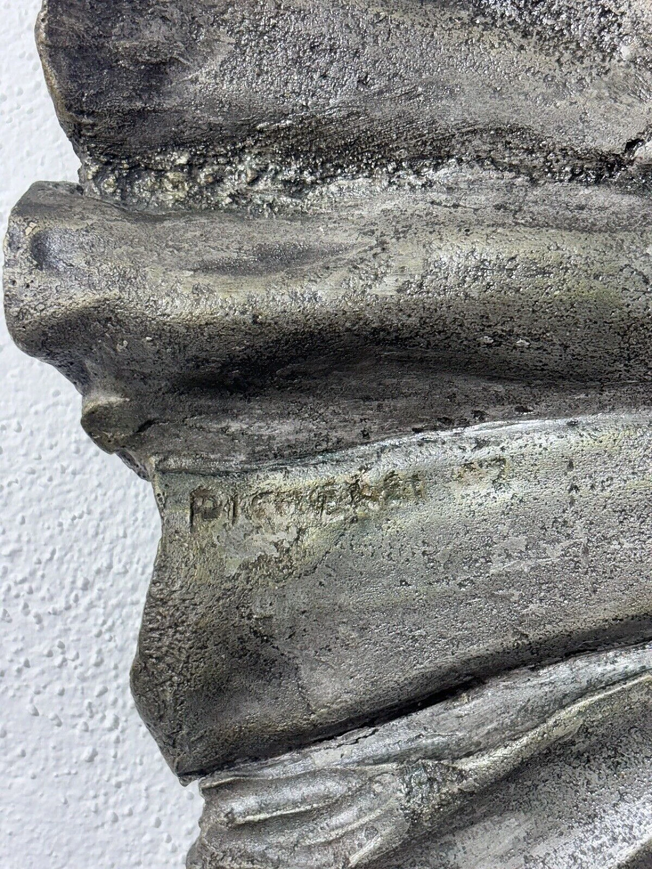 Attilio Pierelli, face, sculpture, 1960s 6