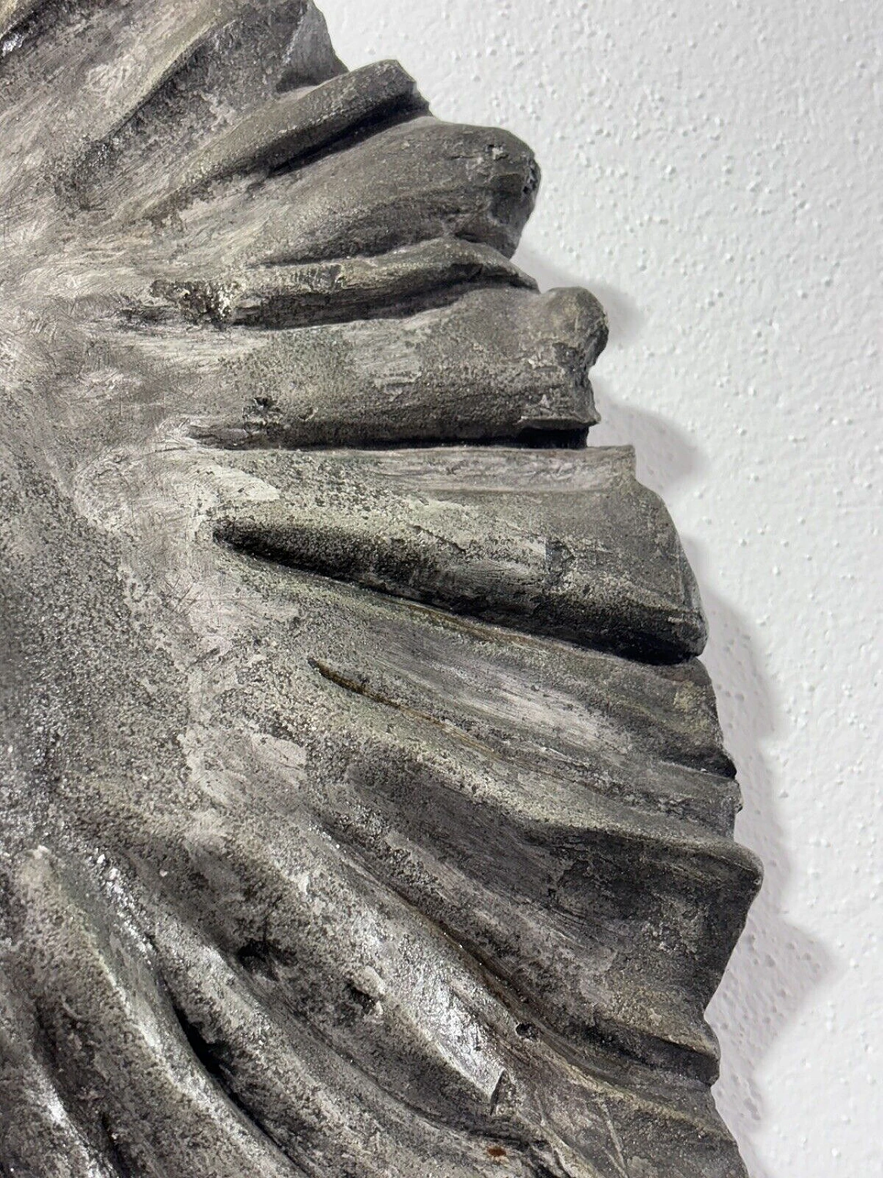 Attilio Pierelli, face, sculpture, 1960s 9