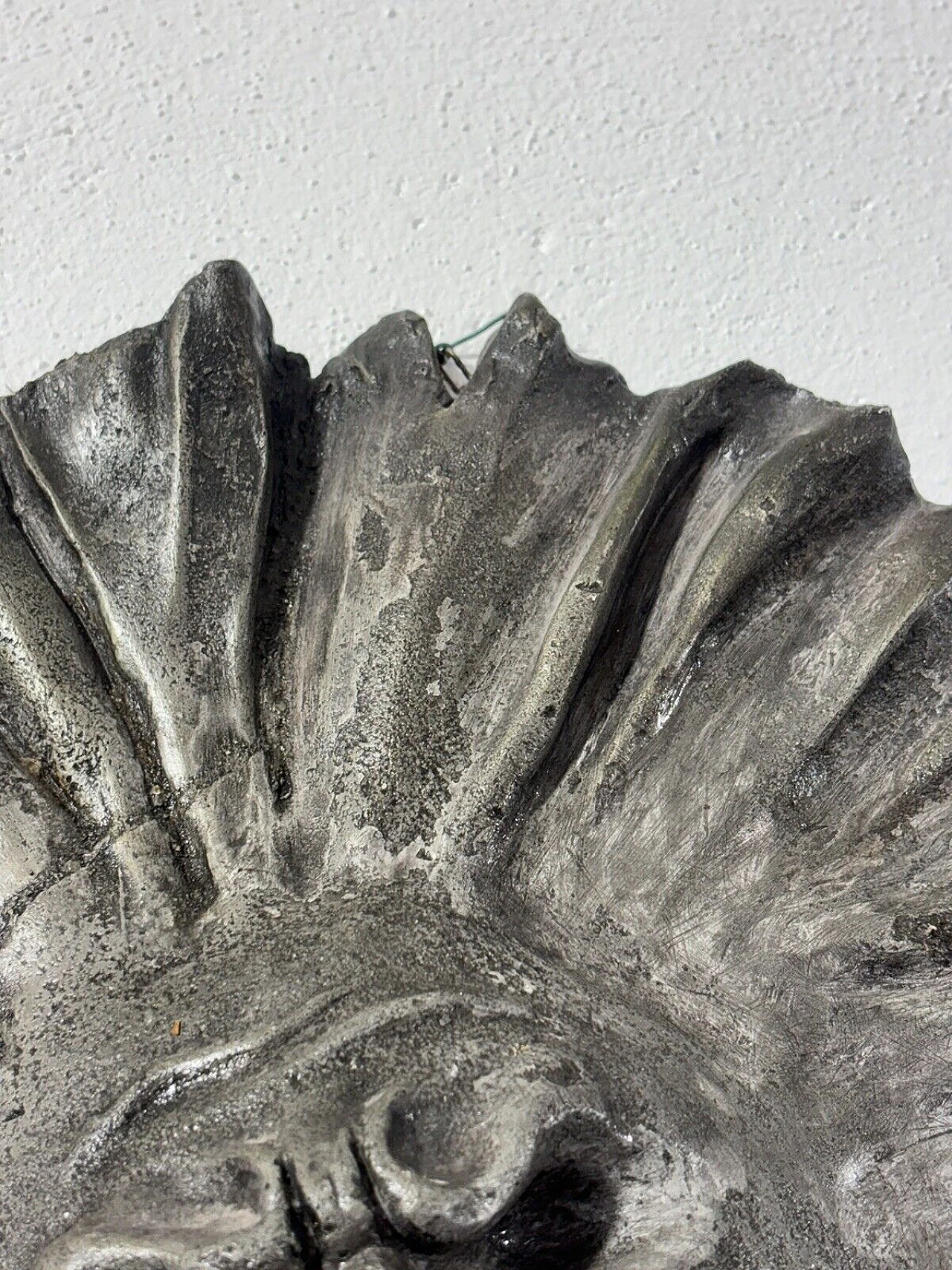 Attilio Pierelli, face, sculpture, 1960s 10