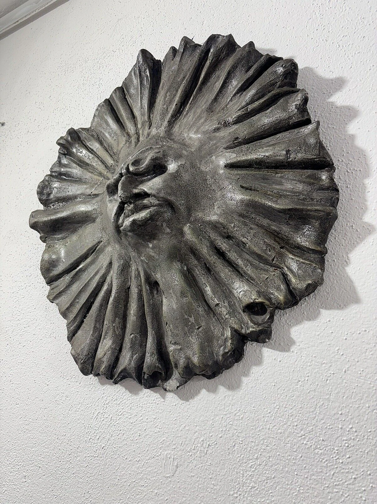 Attilio Pierelli, face, sculpture, 1960s 12