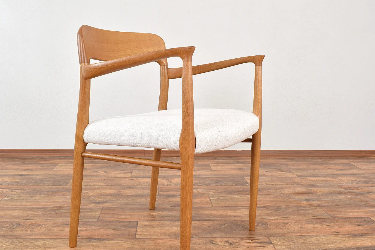 Oak 56 armchair by Niels O. Møller for J.L. Møller, 1950s 8
