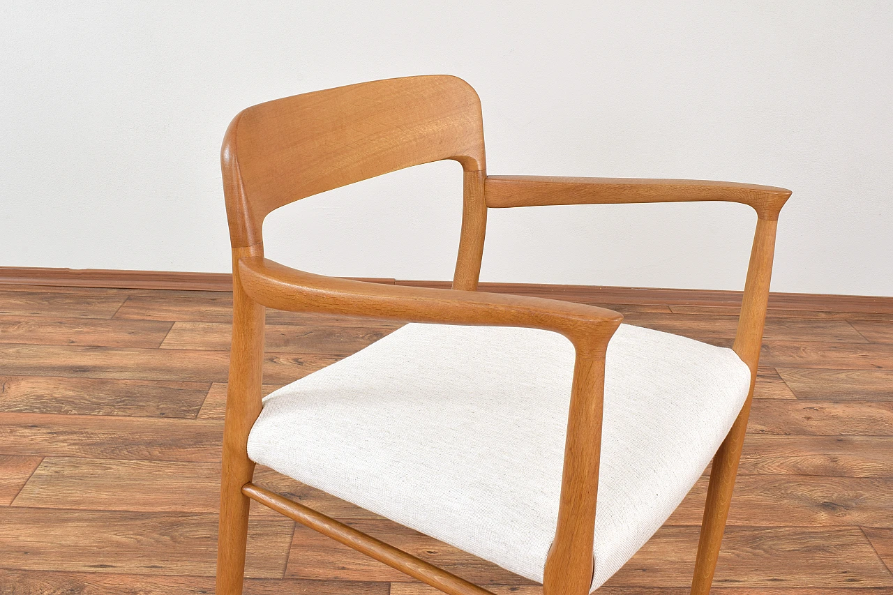 Oak 56 armchair by Niels O. Møller for J.L. Møller, 1950s 9