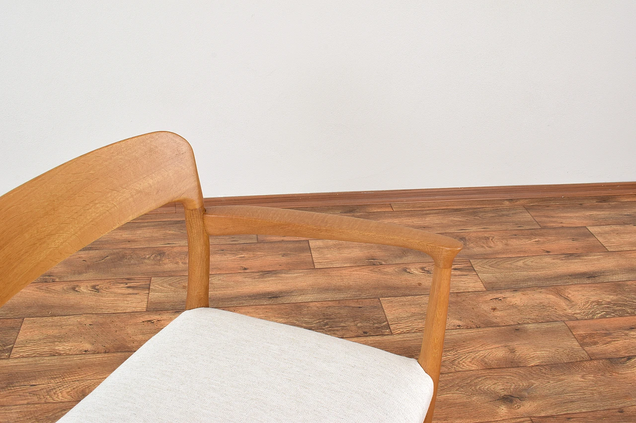 Oak 56 armchair by Niels O. Møller for J.L. Møller, 1950s 10