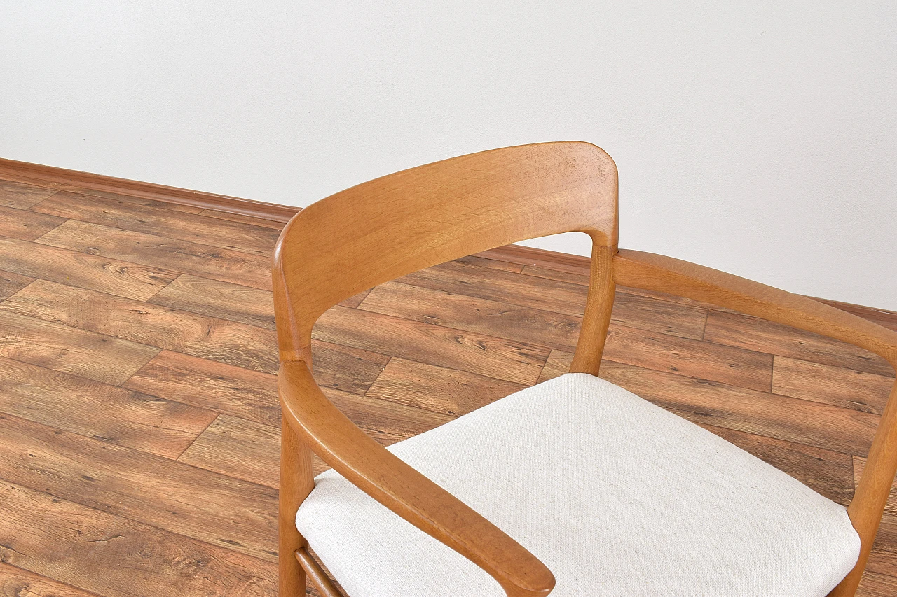 Oak 56 armchair by Niels O. Møller for J.L. Møller, 1950s 11