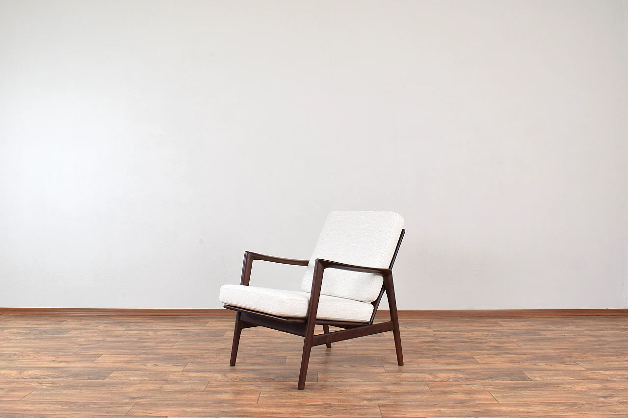 Pair of Stefan armchairs by Swarzędzka Fabryka Mebli, 1960s 6