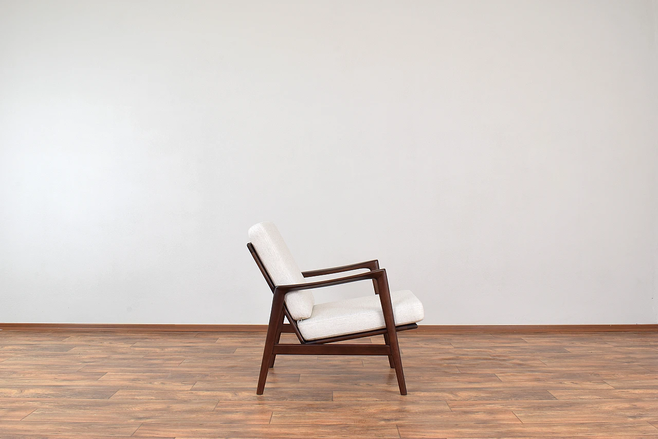 Pair of Stefan armchairs by Swarzędzka Fabryka Mebli, 1960s 7