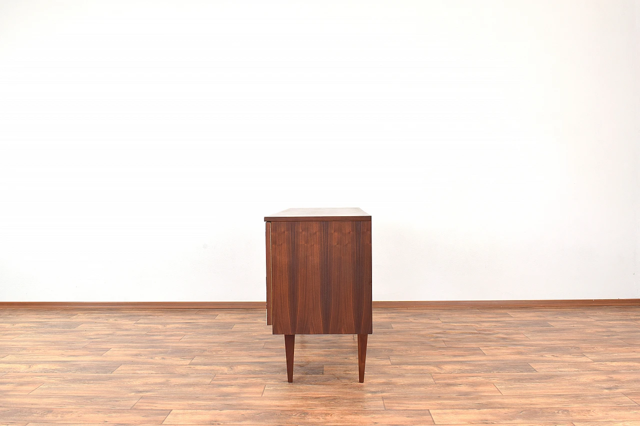 German walnut sideboard with painted front, 1960s 6
