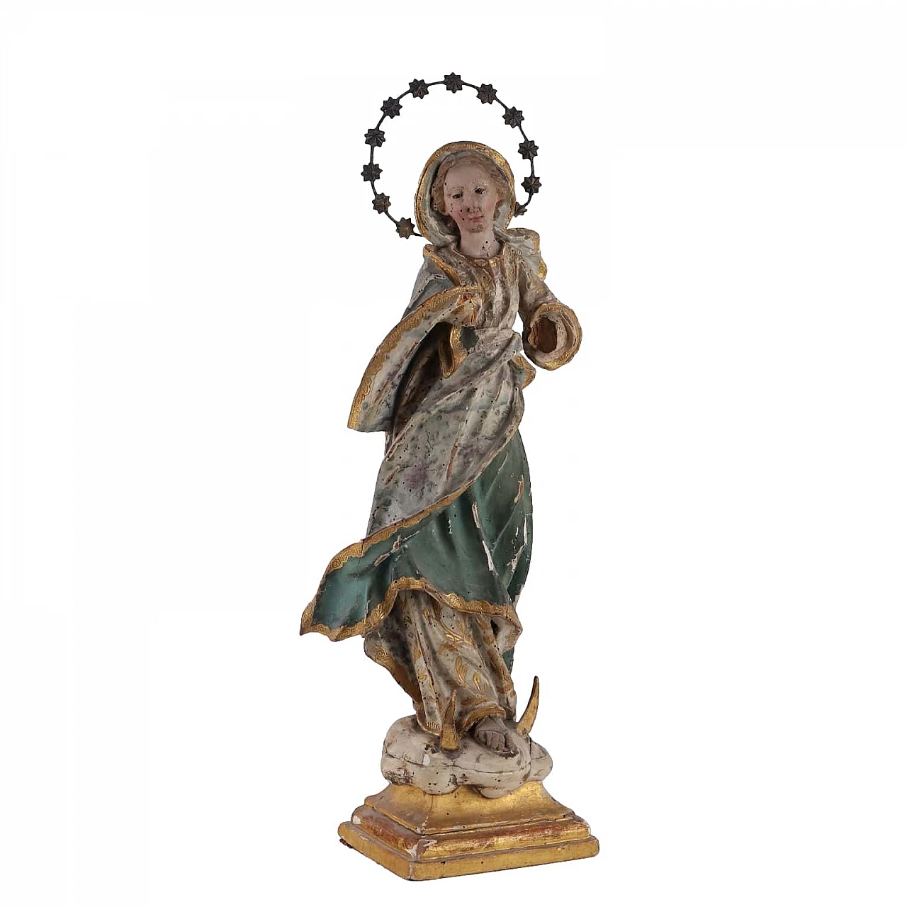 Statua lignea della Vergine Maria, '700 1