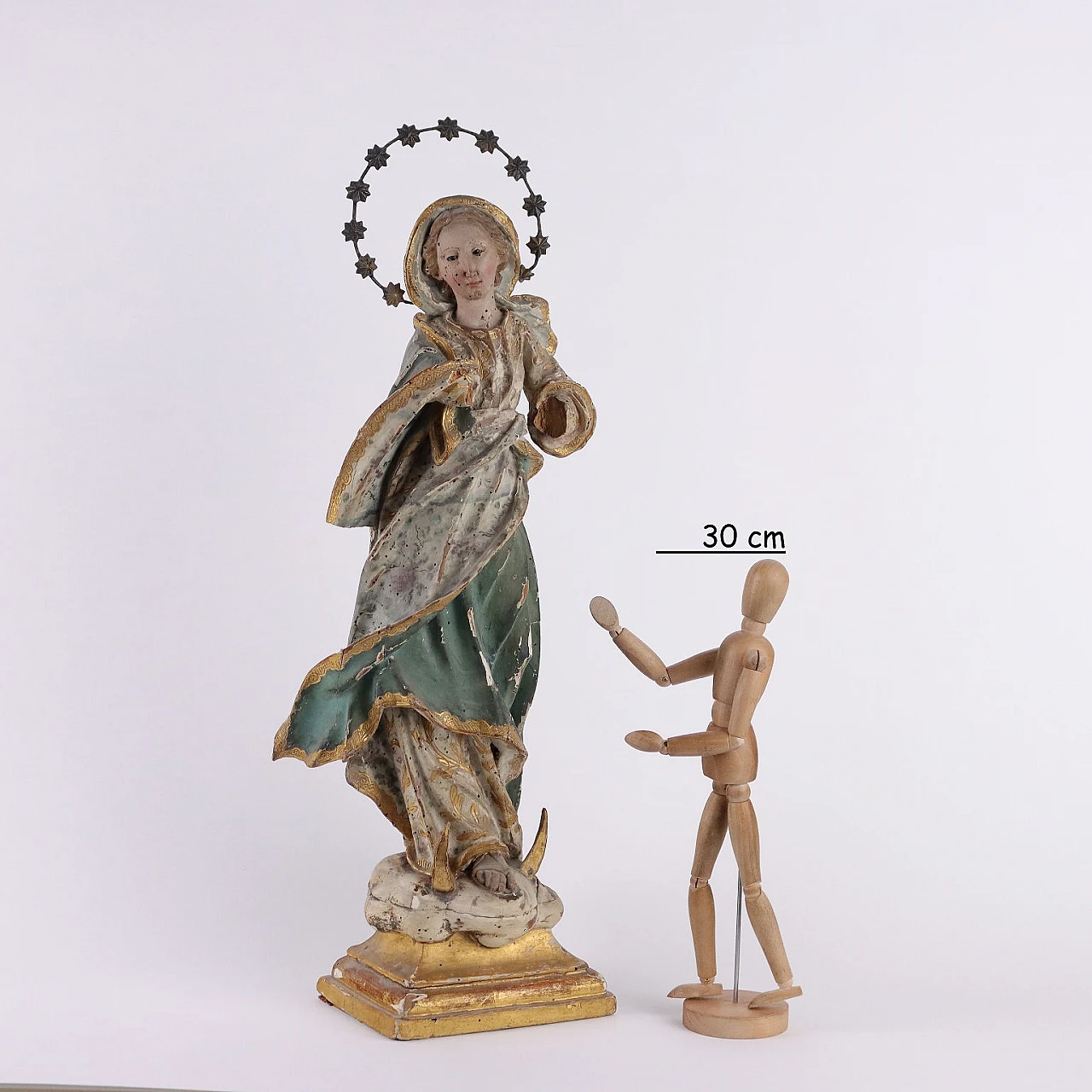 Statua lignea della Vergine Maria, '700 2
