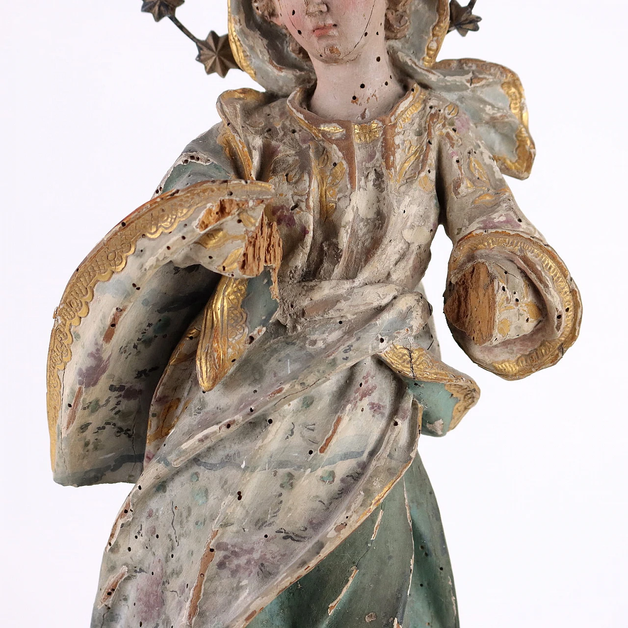 Statua lignea della Vergine Maria, '700 4