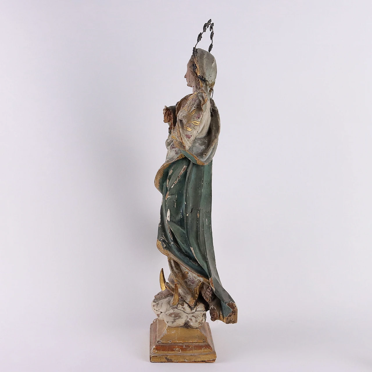 Statua lignea della Vergine Maria, '700 8