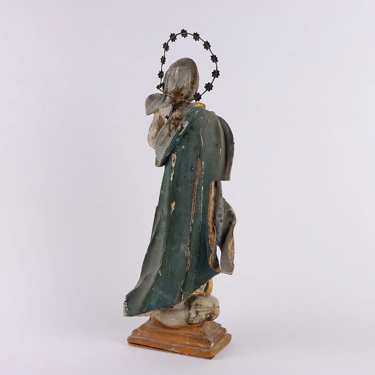 Statua lignea della Vergine Maria, '700 9
