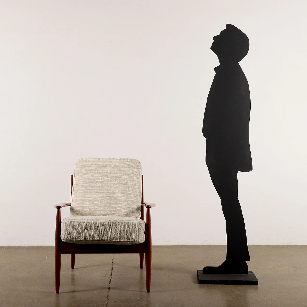 Poltrona in legno di teak di Grete Jalk per France & Son, anni '60 2