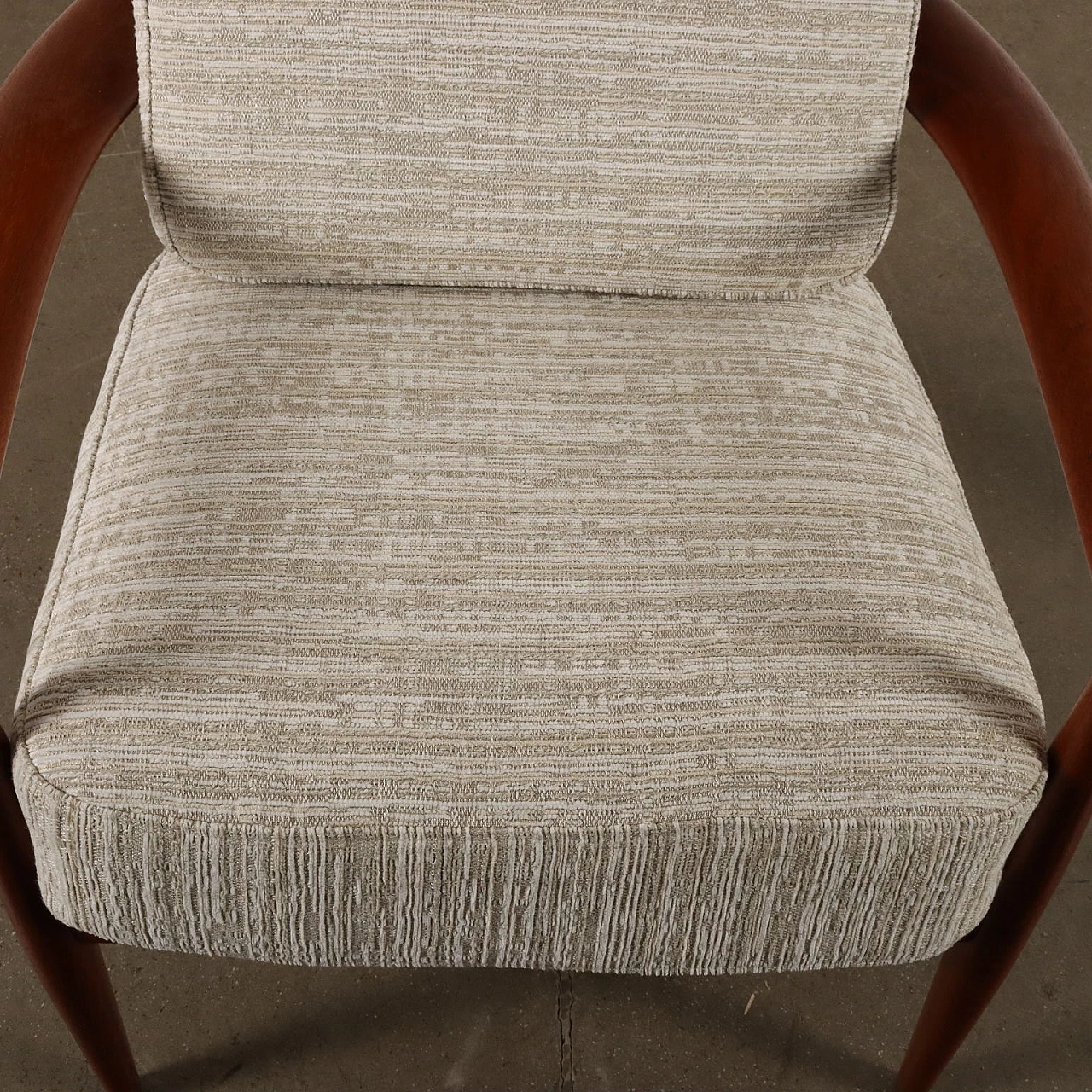 Poltrona in legno di teak di Grete Jalk per France & Son, anni '60 5