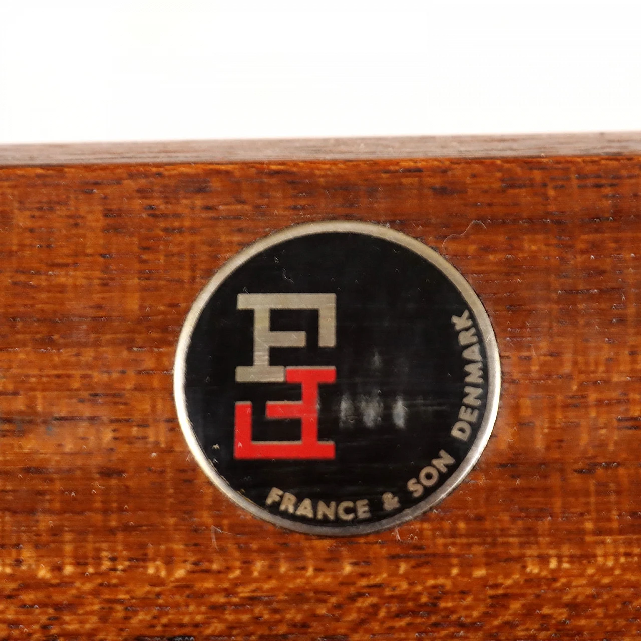 Poltrona in legno di teak di Grete Jalk per France & Son, anni '60 9