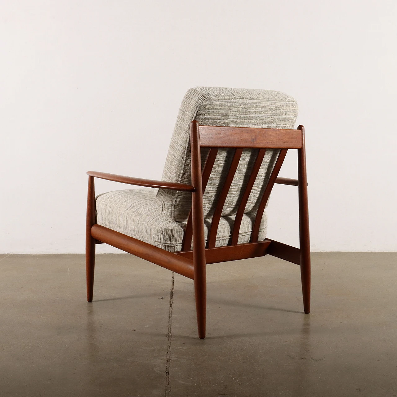 Poltrona in legno di teak di Grete Jalk per France & Son, anni '60 10