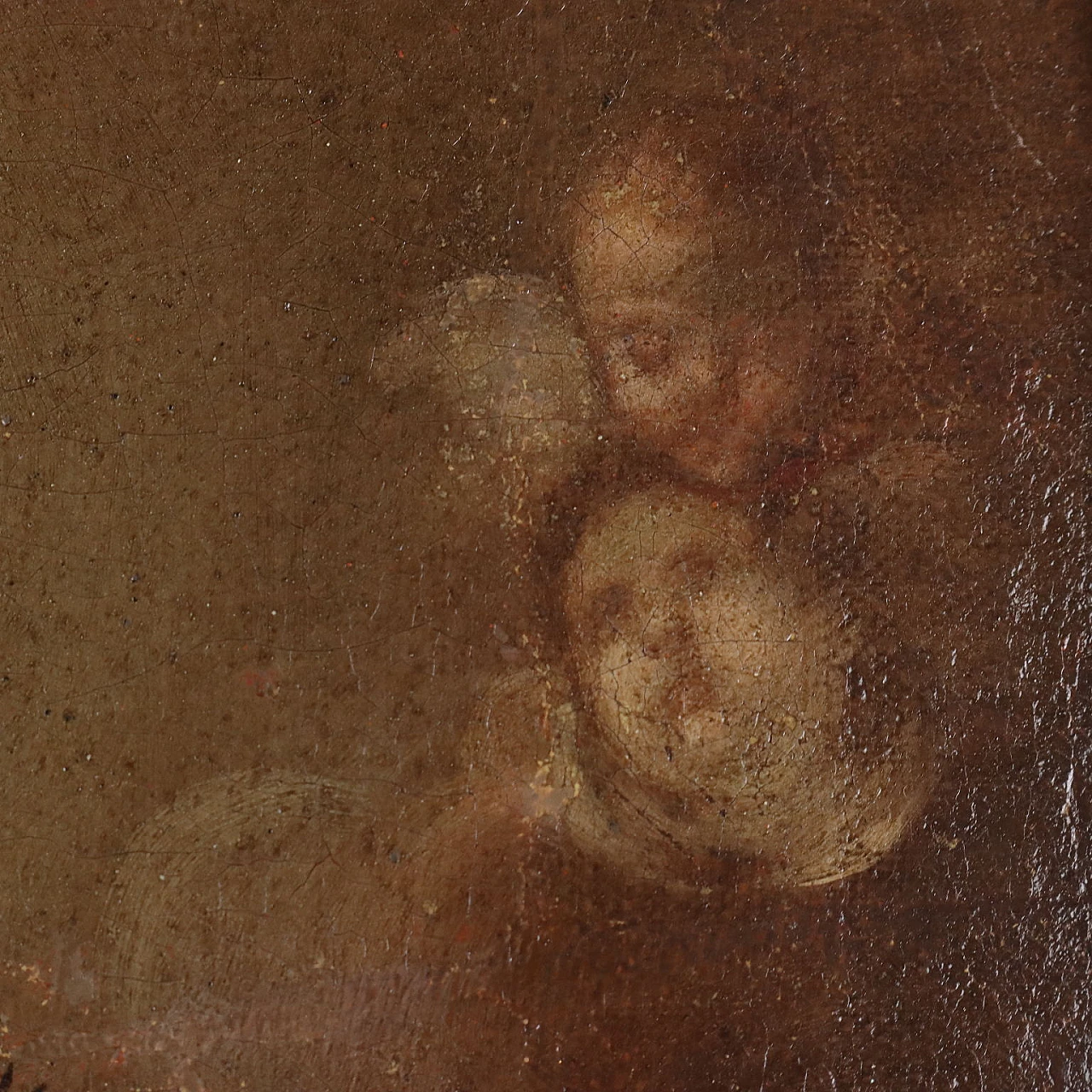 Madonna & Child with Saint Catherine, oil on canvas, 17th century 6