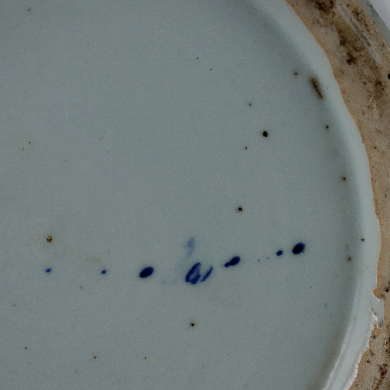 Coppia di vasi cinesi in porcellana dipinta a motivi blu 10