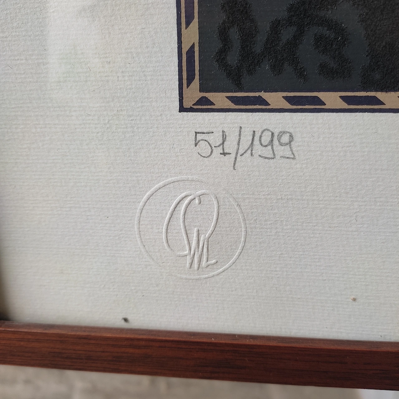 E. Baj, polymateric silkscreen print, 1980s 2