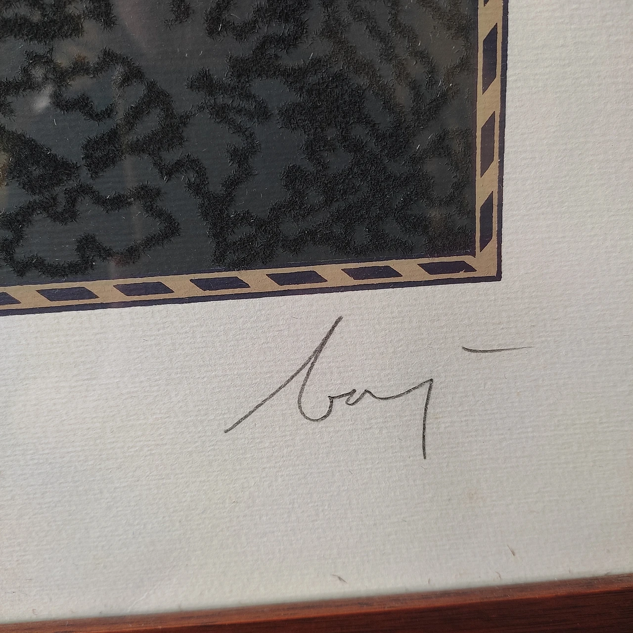 E. Baj, polymateric silkscreen print, 1980s 3