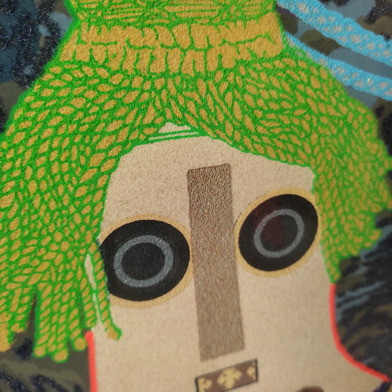 E. Baj, polymateric silkscreen print, 1980s 4