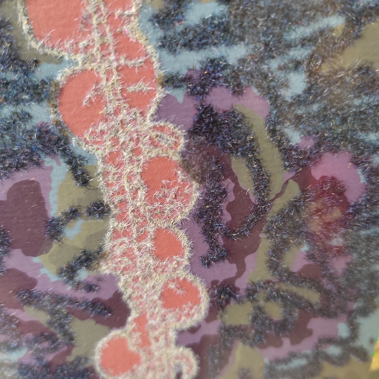 E. Baj, polymateric silkscreen print, 1980s 5