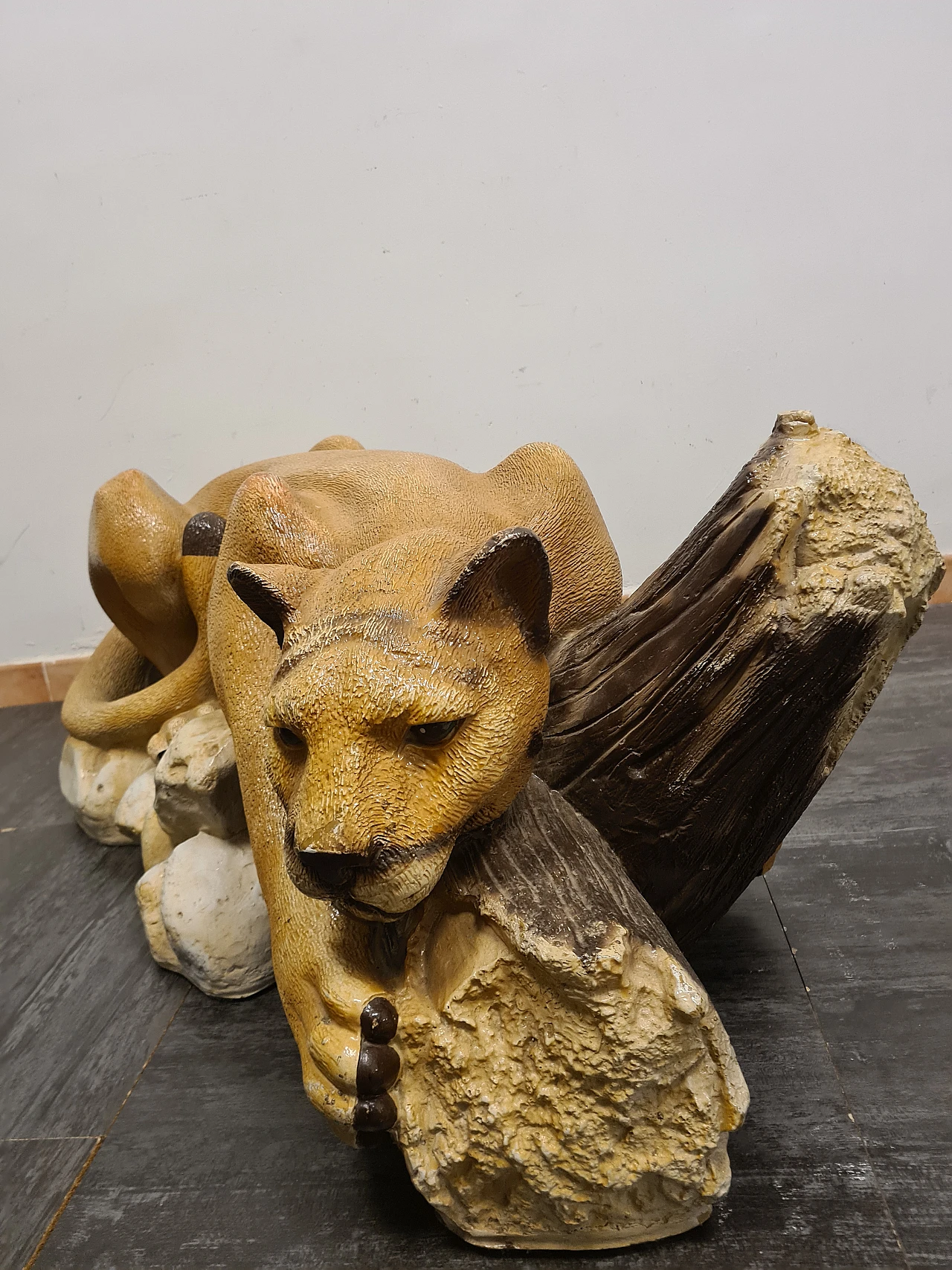 Puma, scultura in resina, anni '60 2
