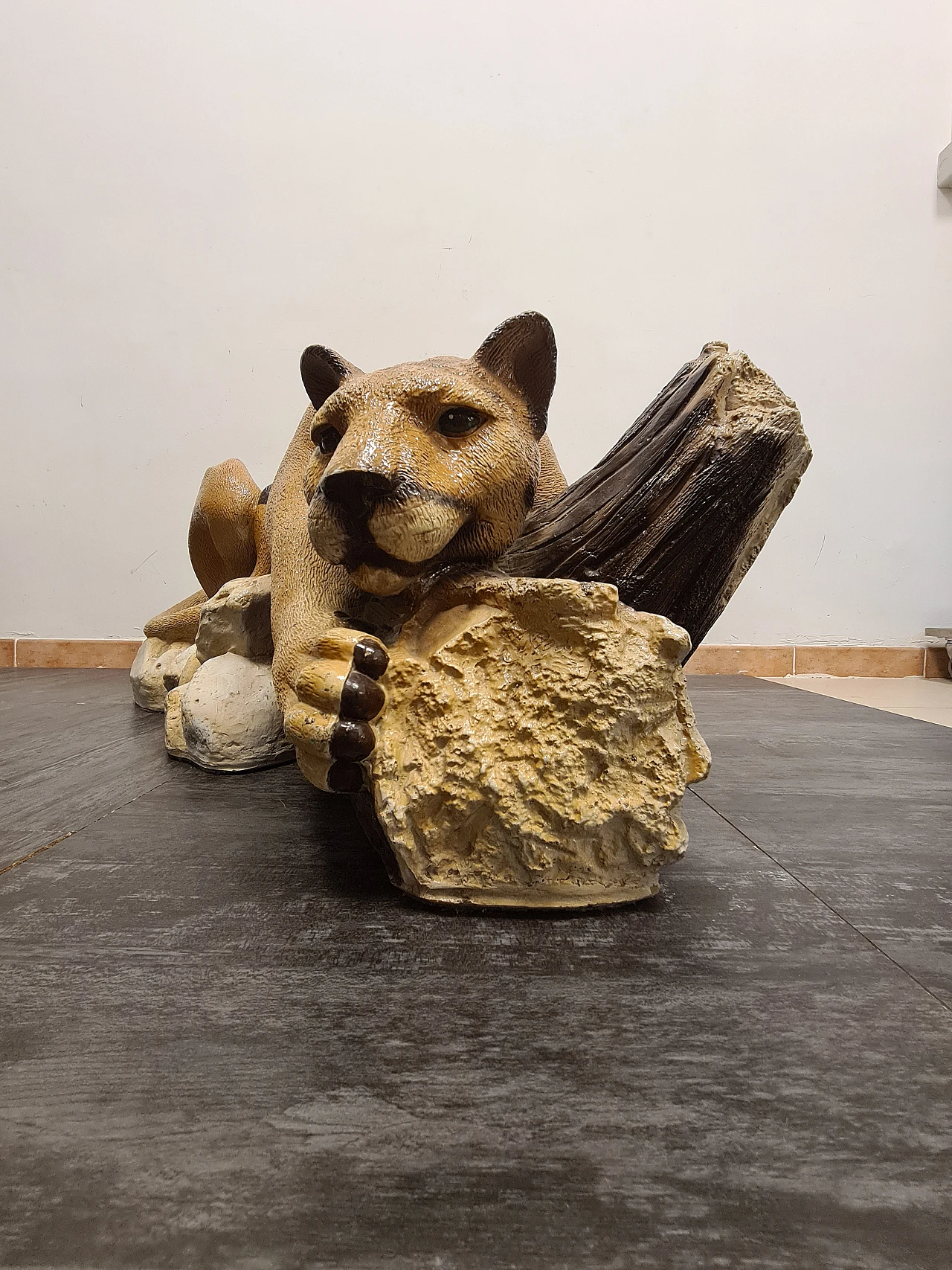 Puma, scultura in resina, anni '60 3