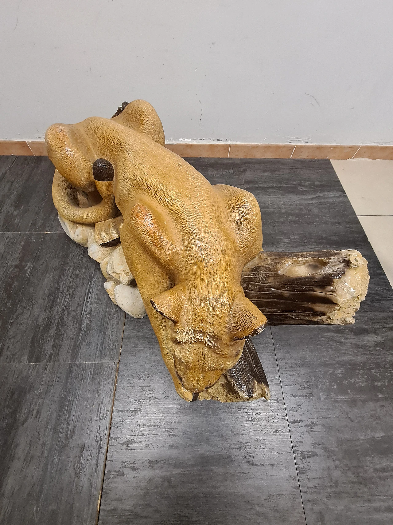 Puma, scultura in resina, anni '60 6