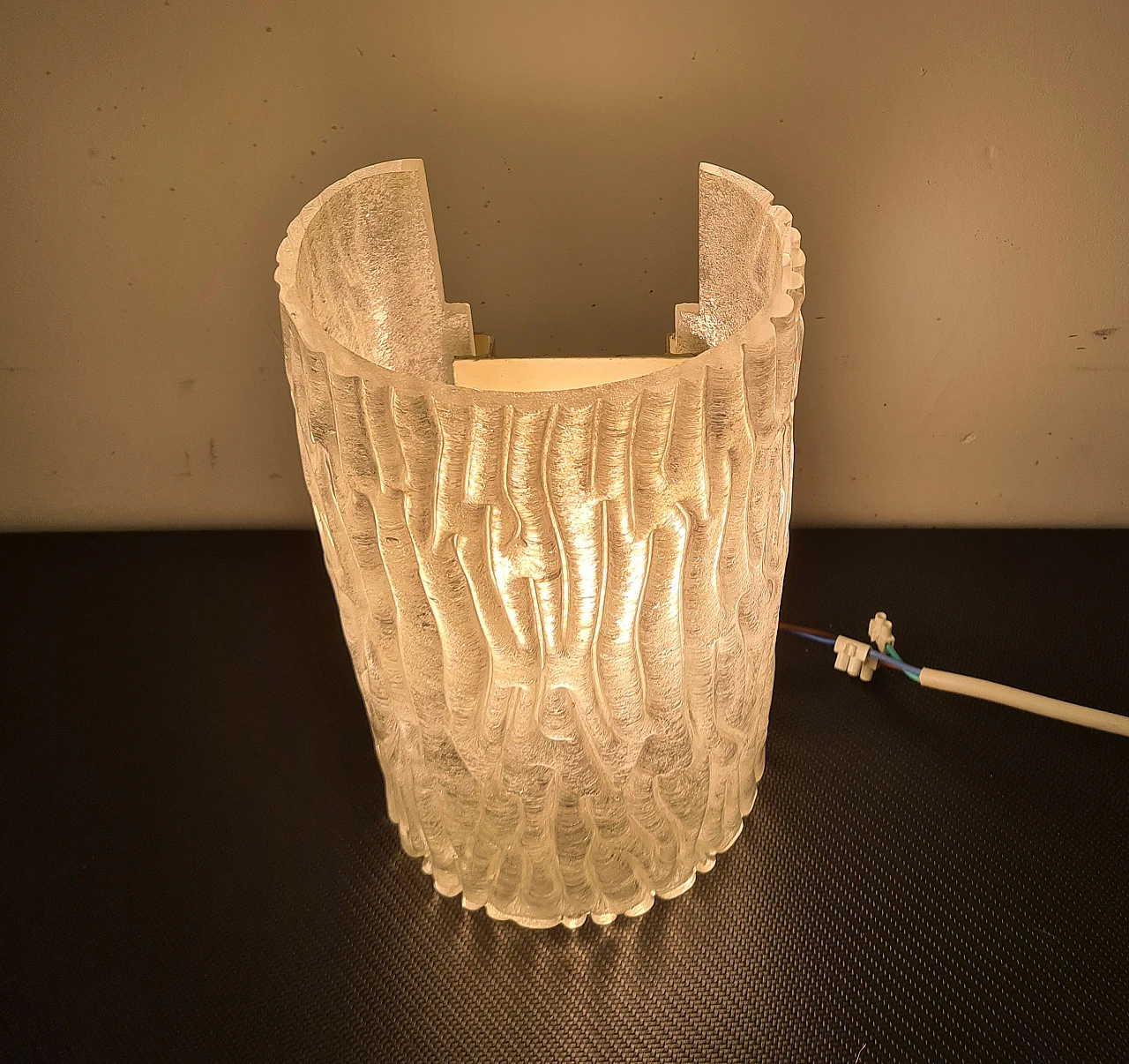 Corteccia wall light by Toni Zuccheri for Venini, 1960s 11