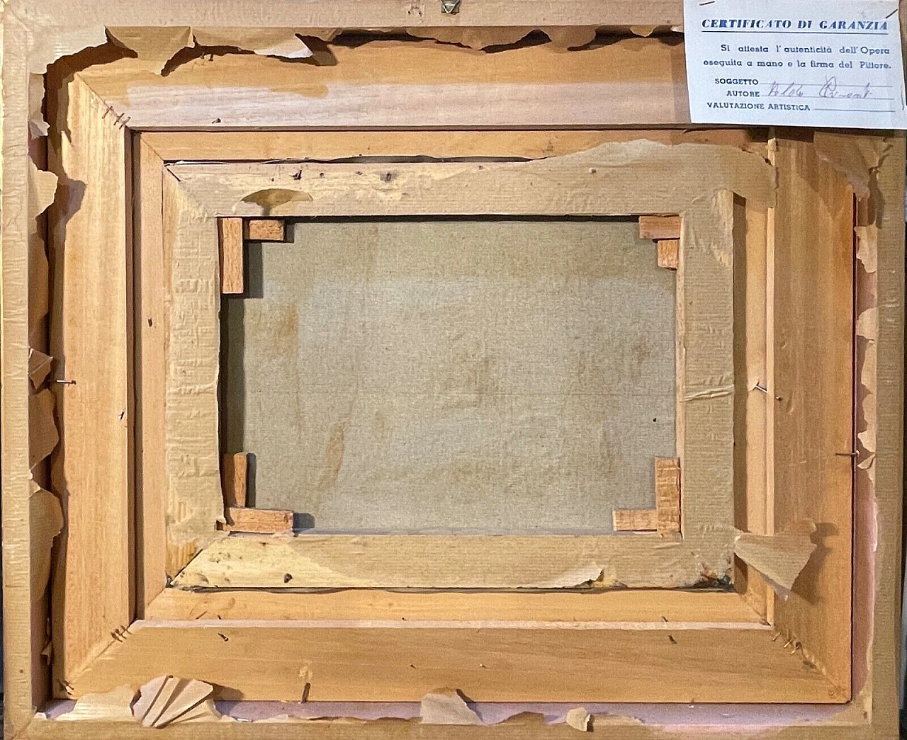 Aldo Pironti, rural landscape, oil painting on canvas 6