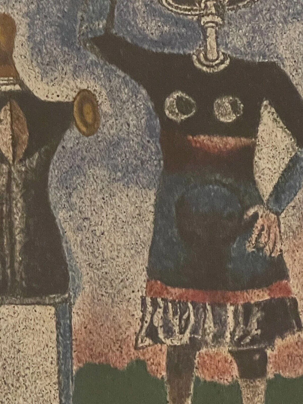 Franco Gentilini, figures, color lithography, 1976 2
