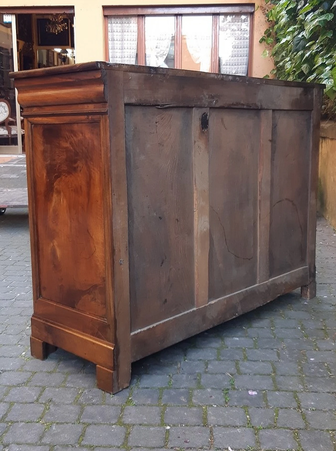 Credenza cappuccina Luigi Filippo francese in noce, '800 4