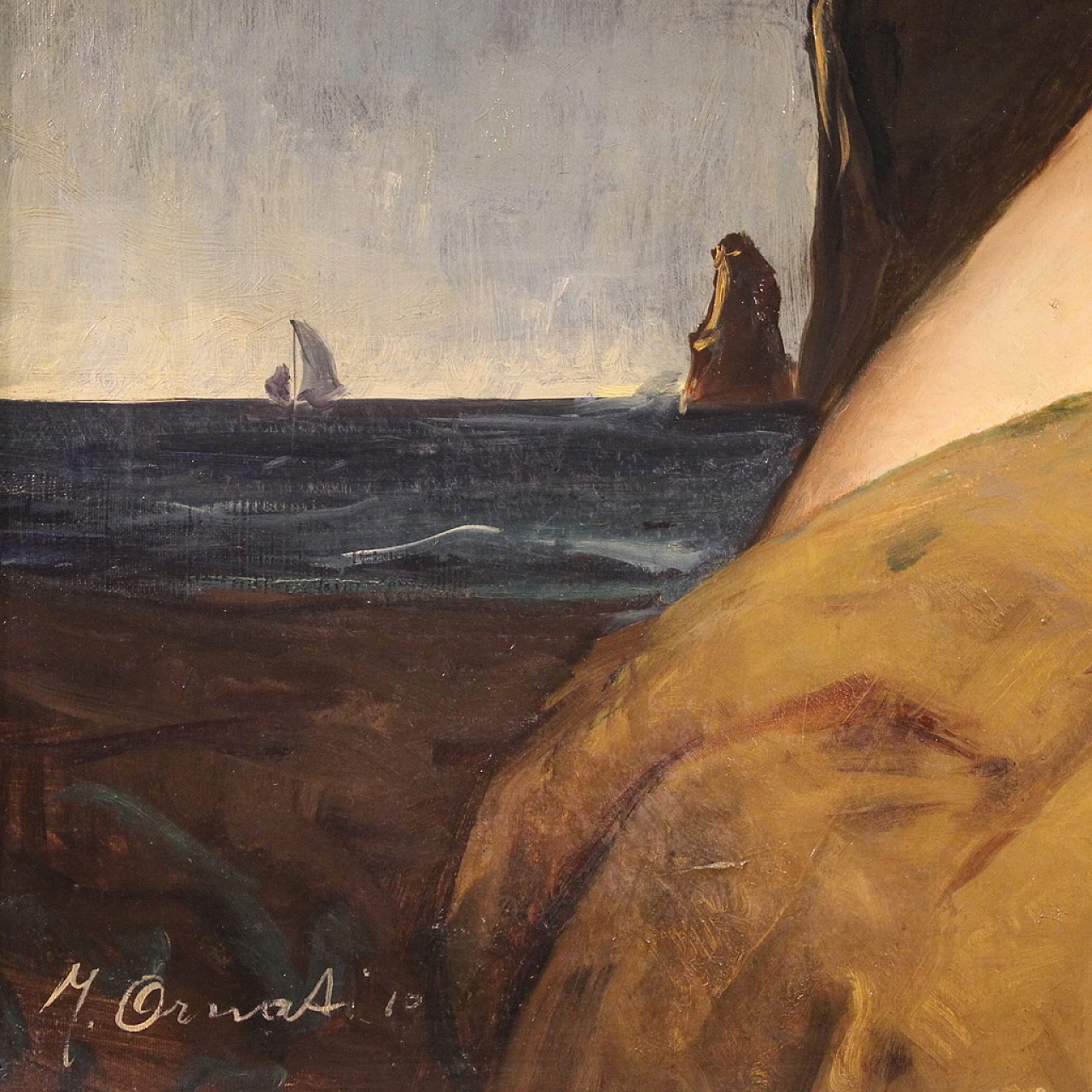 Andromeda incatenata, olio su tela, 1910 10