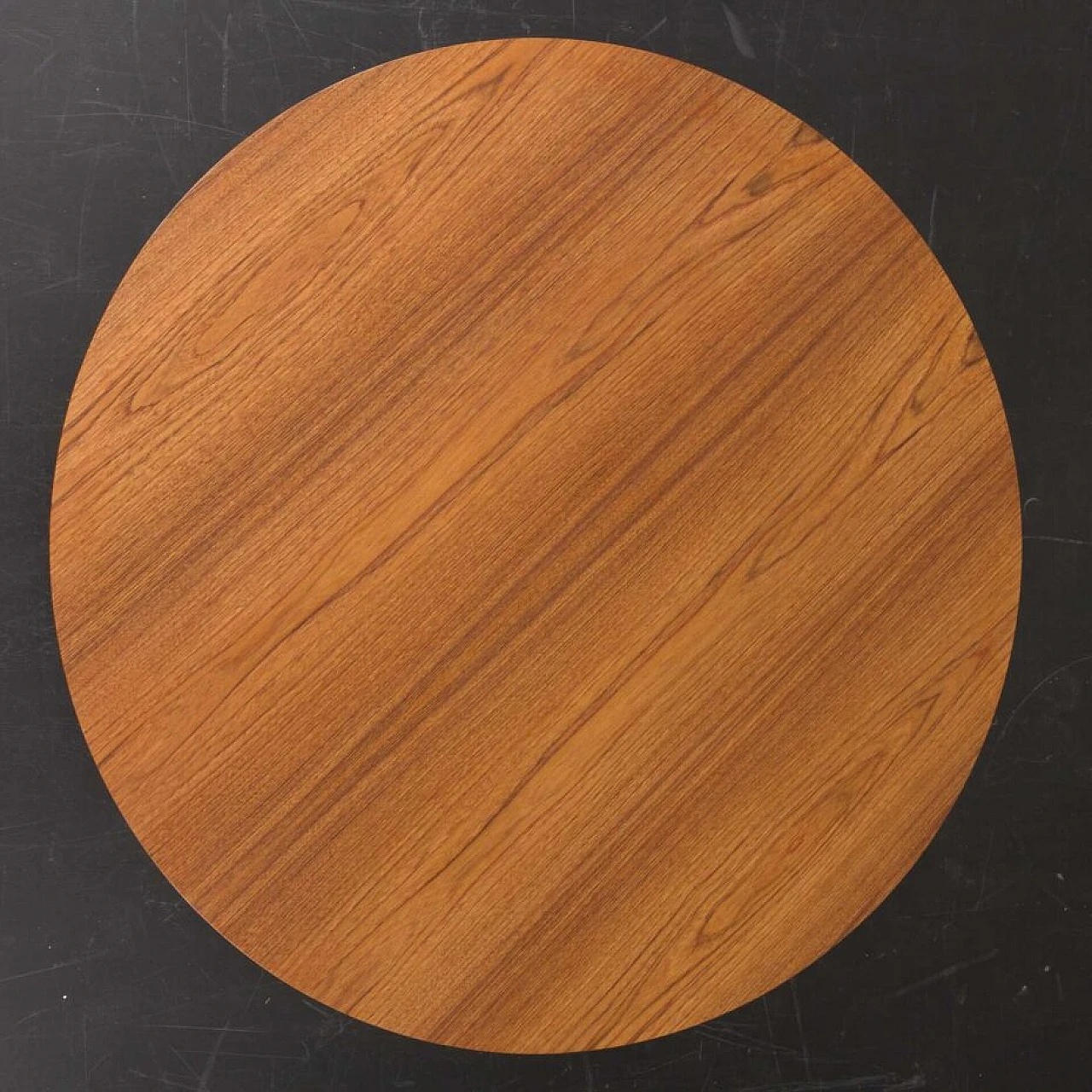Round teak table attributed to Gio Ponti, 1950s 5