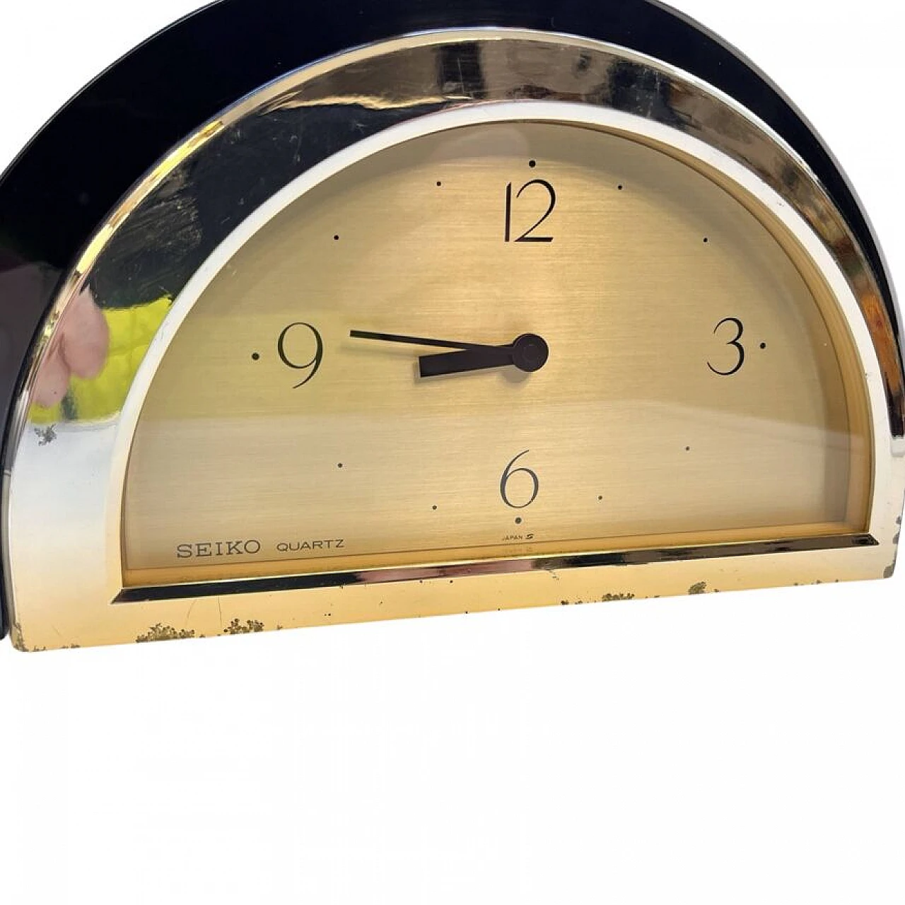 Hollywood Regency-style Seiko mantel clock, 1980s 5