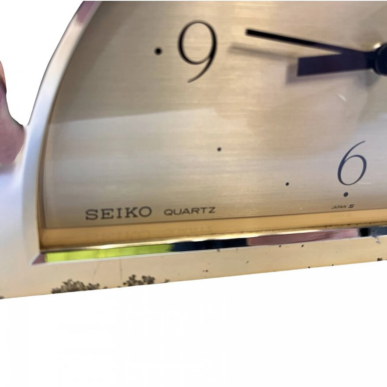 Hollywood Regency-style Seiko mantel clock, 1980s 9