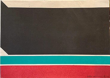 Hsiao Chin, N°8. 1971, litografia a tre colori, 1971