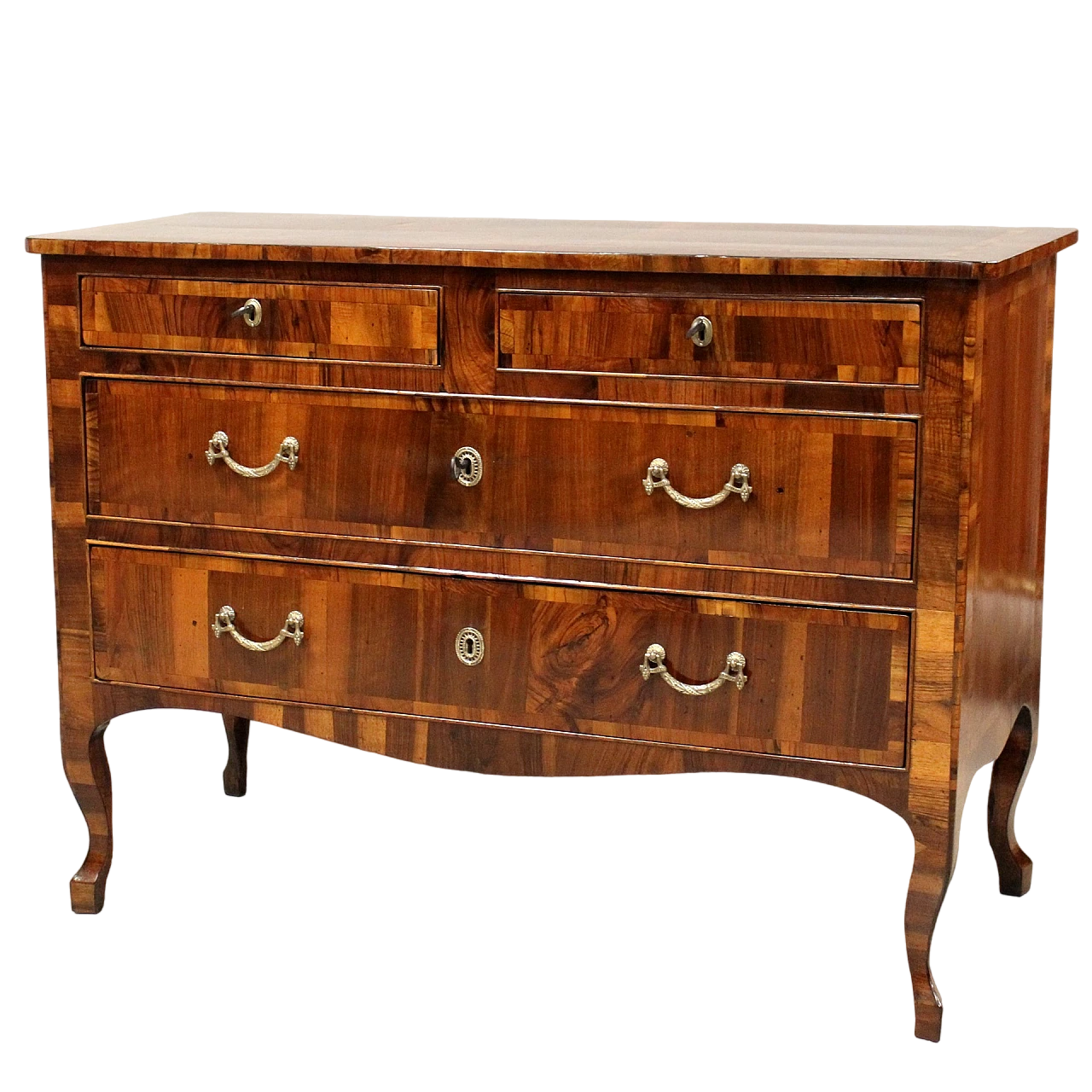 Solid walnut Louis XV chest of drawers, 18th century 11