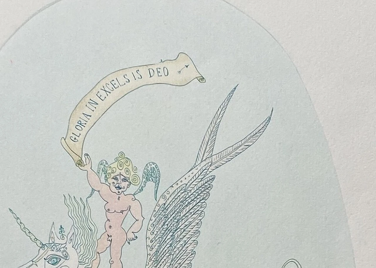 Luigi Ontani, Gloria in excelsis Deo, serigrafia, 1984 2