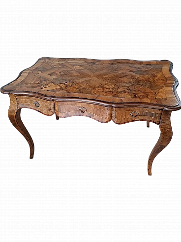 Napoleon III style briar-root desk, early 20th century