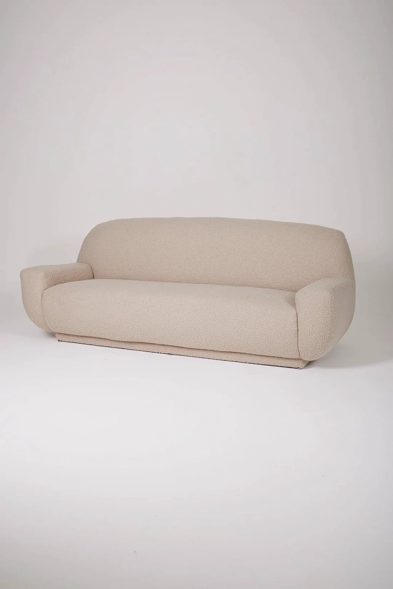 Gray fabric sofa, 1970s 8