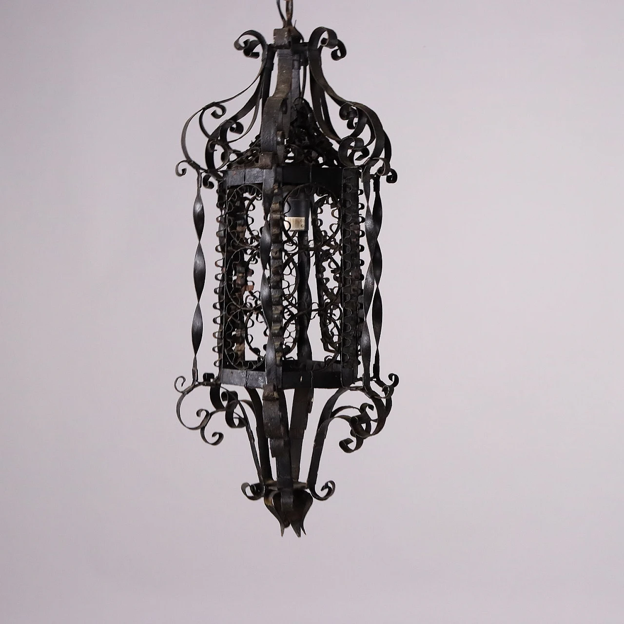 Lantern in wrought iron, 19th century 3