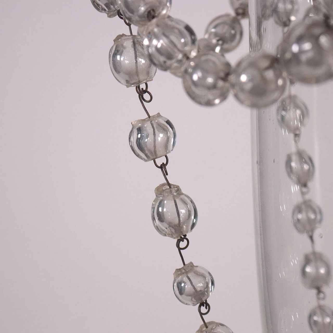 Lampadario spagnolo in vetro, '800 8