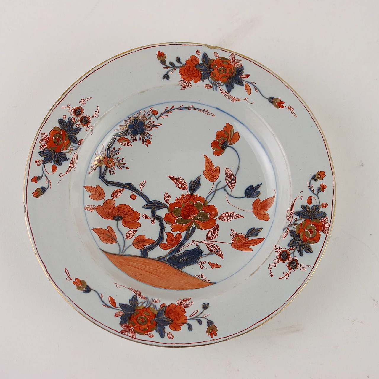 4 Polychrome majolica plates by Rubati, 18th century 3