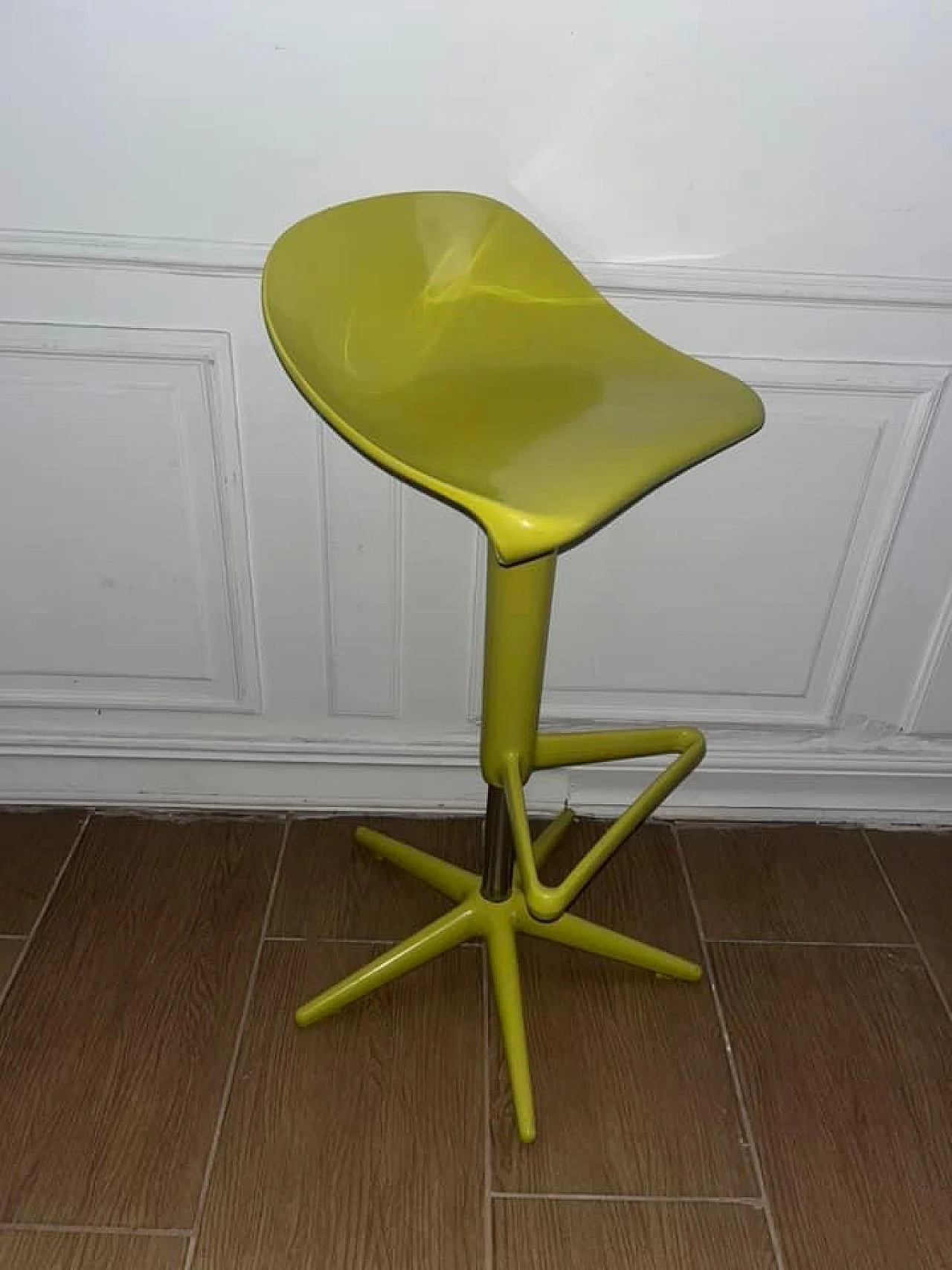 Green Spoon stool by Antonio Citterio for Kartell, 1960s 5