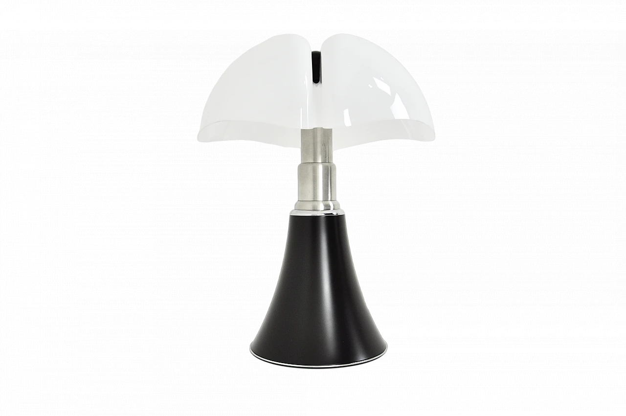 Black Pipistrello table lamp by Gae Aulenti for Martinelli Luce, 1980s 18