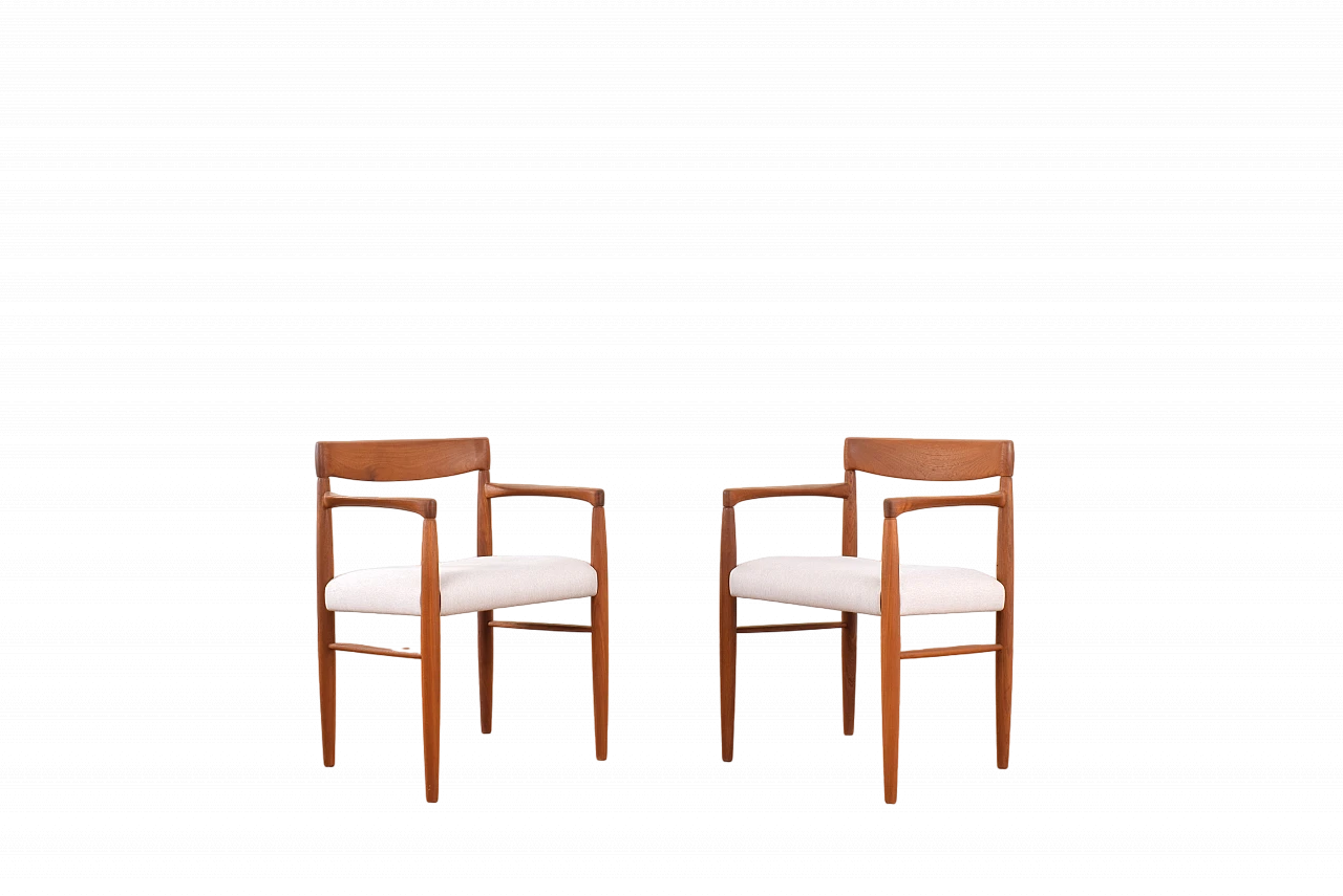 Pair of armchairs by Henry Walter Klein for Bramin, 1960s 16