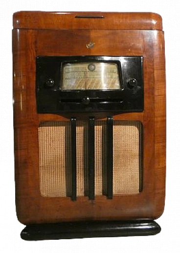 Marconi 1562 radio cabinet with turntable by Compagnia Marconi, 1940