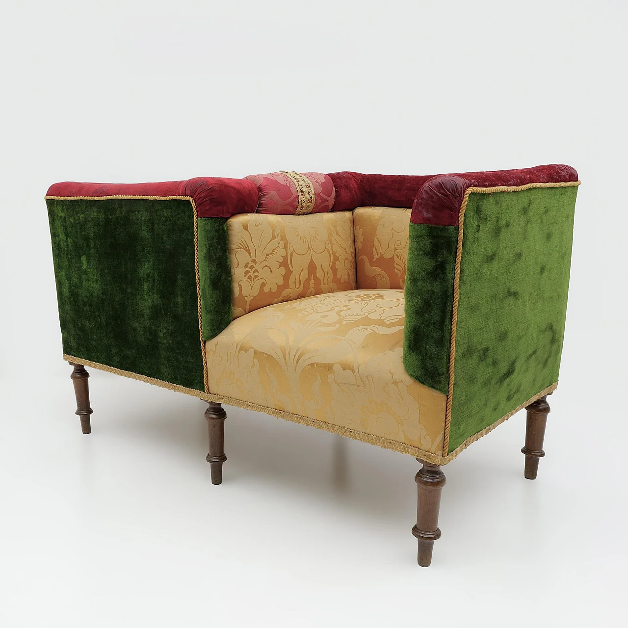 Tête-à-Tête sofa Napoleon III, 19th century 3
